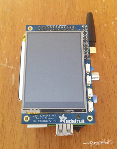 Das PiPhone (Bild: David Hunt)