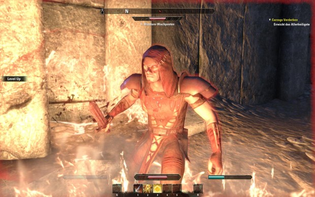 Auch in Höhlen verbringt der Spieler viel Zeit. (Screenshot: Golem.de)
