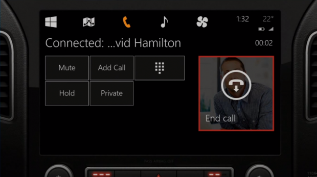 Microsoft-Konzept "Windows in the car" (Bild: Microsoft)