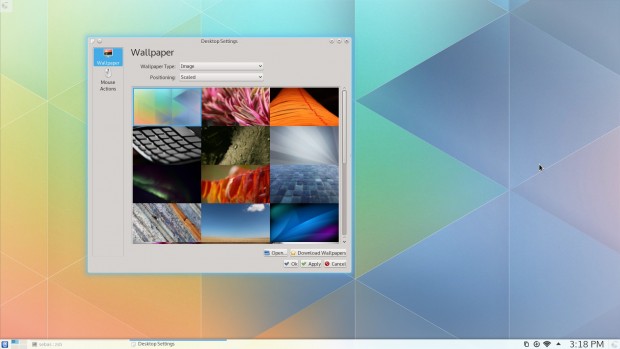Die Desktop-Einstellungen (Bild: KDE  - CC-BY 3.0)