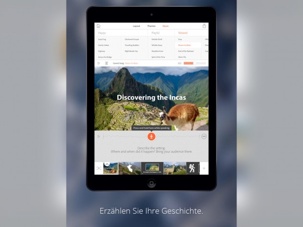 Adobe Voice (Bild: Adobe)