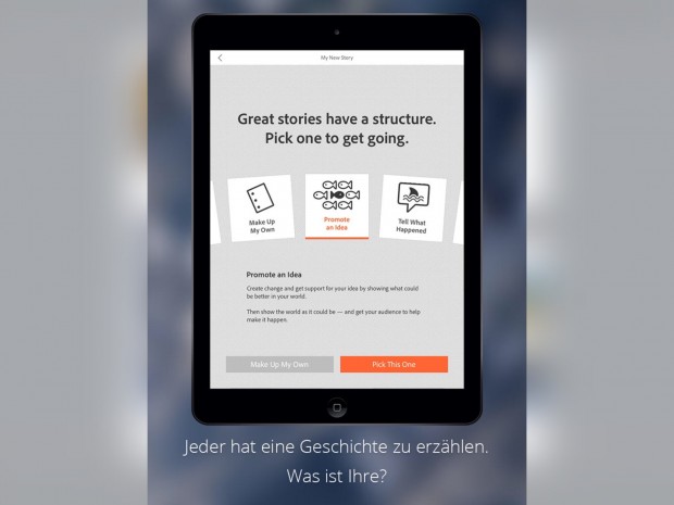 Adobe Voice (Bild: Adobe)
