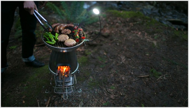 Biolite Basecamp Stove (Bild: Kickstarter)