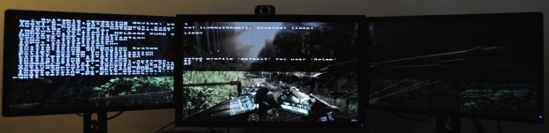 ... die Konsole ist aber stark verzerrt. (Foto: Nico Ernst/Golem.de)