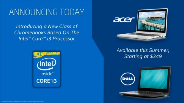 Chromebook-Zusammenarbeit von Intel und Google (Bild: Intel)