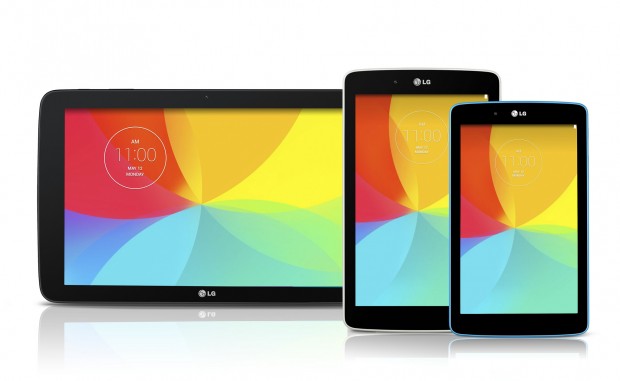 LGs neue Tablets haben Displaygrößen von 7, 8 und 10.1 Zoll. (Bild: LG)