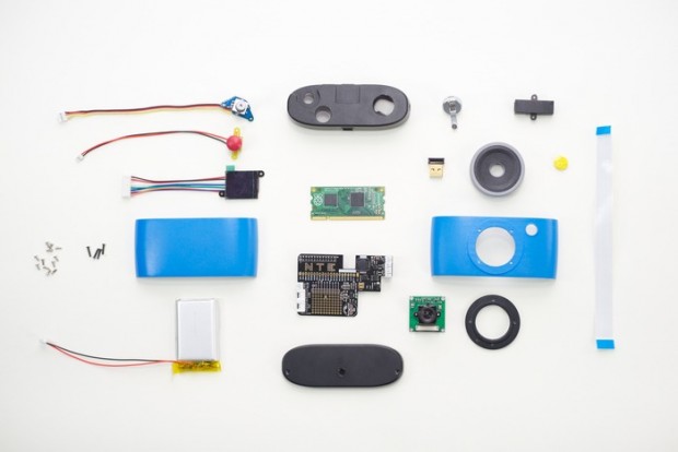 Otto-Kamera in Einzelteilen (Bild: Kickstarter)
