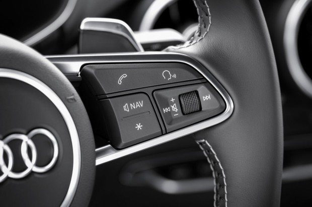 Es hat Tasten auf beiden Seiten. (Bild: Audi)