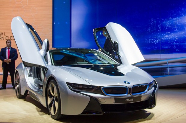 ... und dem schicken Hybridsportwagen i8. (Foto: Werner Pluta/Golem.de)