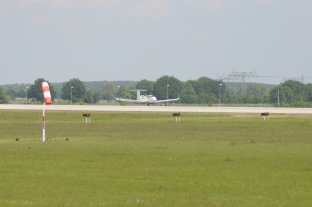 Auch die Landung war nahezu ger&auml;uschlos. (Foto: Andreas Sebayang/Golem.de)