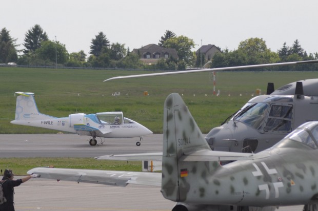 ... rollte anschlie&szlig;end wieder zum Airbus-Display. (Foto: Andreas Sebayang/Golem.de)