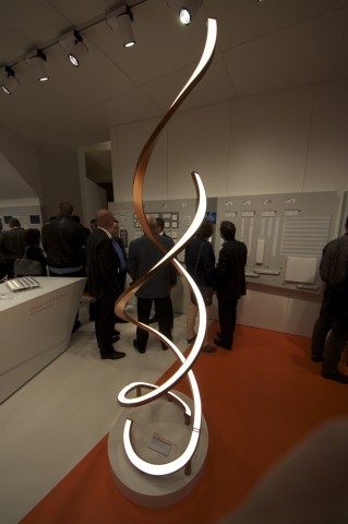 Osrams Leuchtenkonzept setzt ebenfalls auf LEDs. (Foto: Andreas Sebayang/Golem.de)