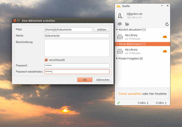 Der Seaflie-Client unter Linux
