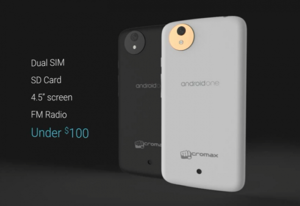 Android One (Screenshot der Google I/O)