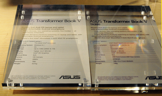 Die technischen Spezifikationen des Transformer Book 5 (Bild: Nico Ernst/Golem.de)
