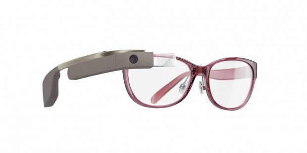 Die Google Glass als Designermodell der DVF-Kollektion: hier das Modell Shiny Elderberry (Bild: Google)