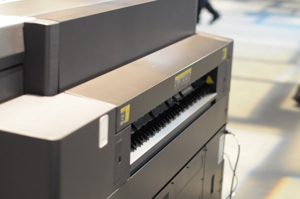 Hier wird das Papier ausgeworfen. (Foto: Andreas Sebayang/Golem.de)