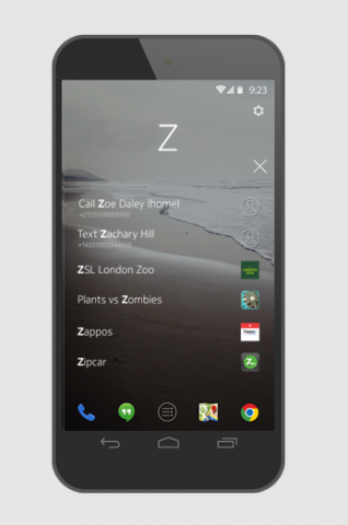 Z Launcher (Bild: Nokia/Screenshot: Golem.de)