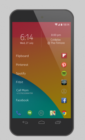 Z Launcher (Bild: Nokia/Screenshot: Golem.de)