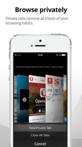 Opera Mini (Bild: Apple)