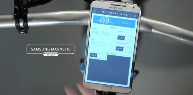 App für das Samsung Smart Bike (Bild: Samsung)