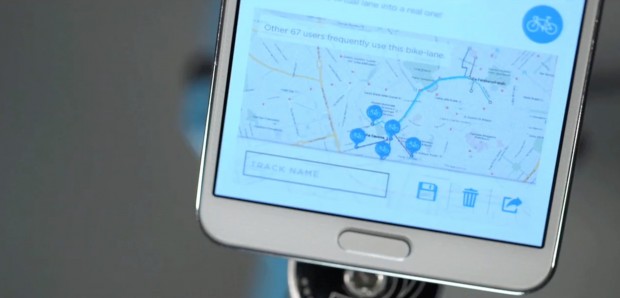 App für das Samsung Smart Bike (Bild: Samsung)