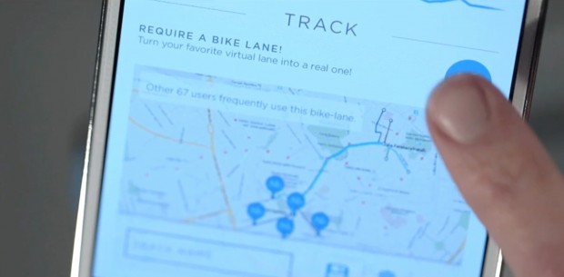 App für das Samsung Smart Bike (Bild: Samsung)