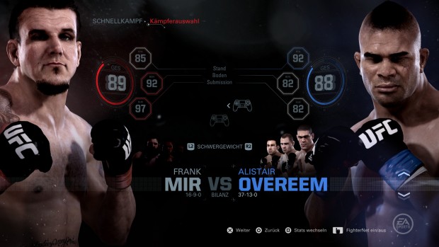 EA Sports UFC (Screenshot: Marc Sauter/Golem.de)