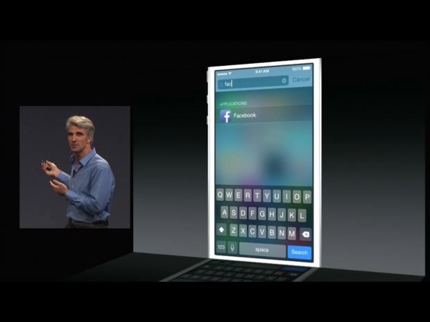 Das neue iOS 8 (Screenshot: Golem.de)