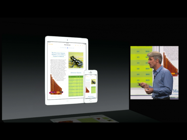 Das neue iOS 8 (Screenshot: Golem.de)