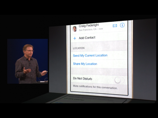 Das neue iOS 8 (Screenshot: Golem.de)