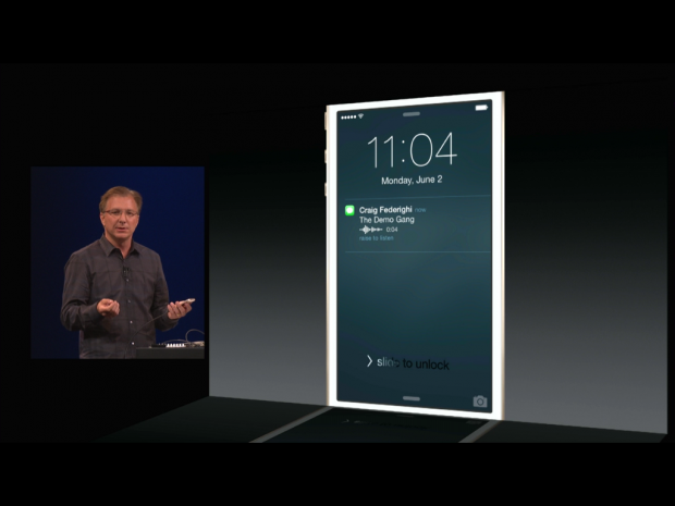 Das neue iOS 8 (Screenshot: Golem.de)