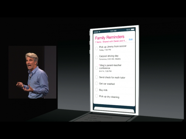 Das neue iOS 8 (Screenshot: Golem.de)