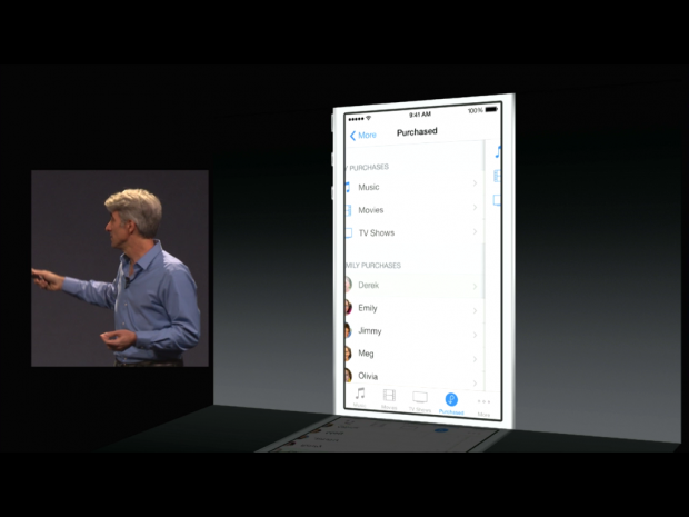 Das neue iOS 8 (Screenshot: Golem.de)