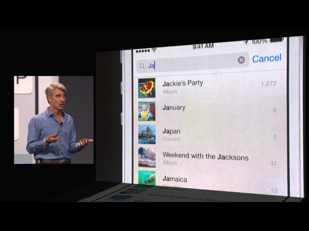 Das neue iOS 8 (Screenshot: Golem.de)