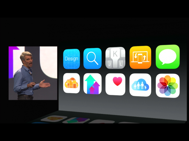 Das neue iOS 8 (Screenshot: Golem.de)