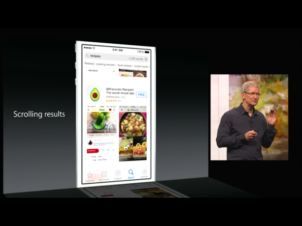 Das neue iOS 8 (Screenshot: Golem.de)