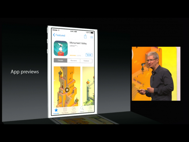 Das neue iOS 8 (Screenshot: Golem.de)