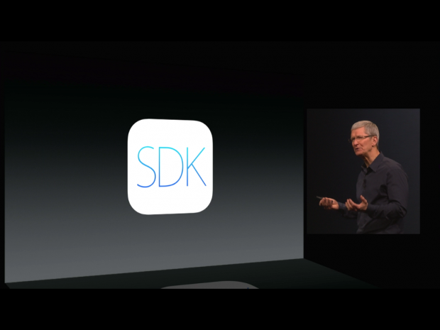 Die neuen M&ouml;glichkeiten f&uuml;r Entwickler unter iOS 8 (Screenshot: Golem.de)