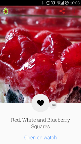 Allthecooks ermöglicht es, Rezepte direkt auf die Smartwatch zu schicken. (Screenshot: Golem.de)