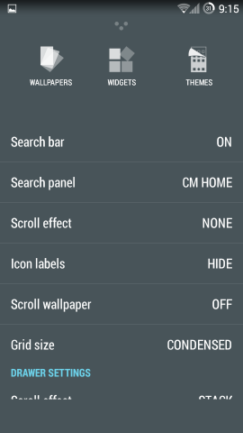 Cyanogenmods neues Benachrichtigungszentrum CM Home (Bild: Cyanogenmod/lj6782)