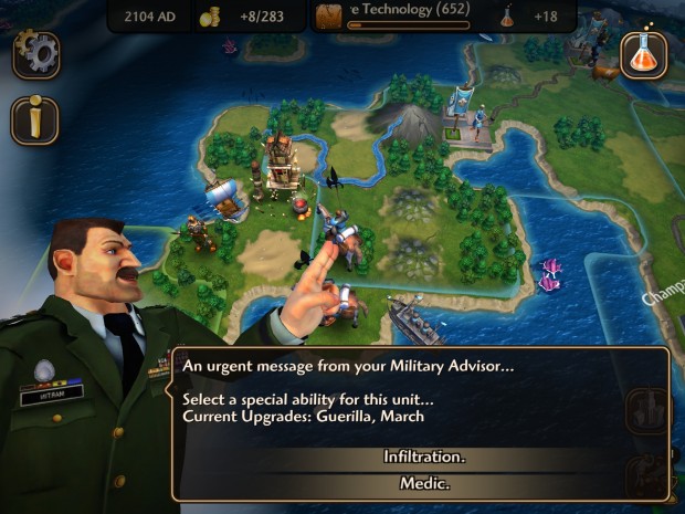 Wir haben eine Verbesserung für unsere Einheit erhalten.