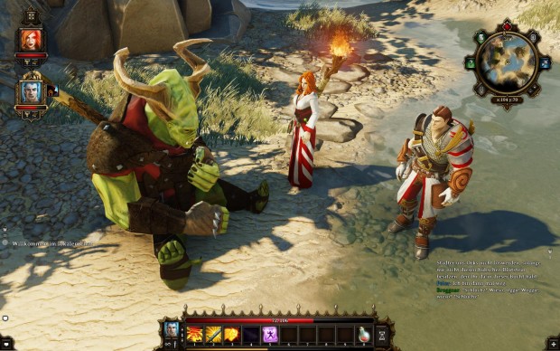 Am Strand gibt es einige Überraschungen - wie diesen unglücklichen Ork.