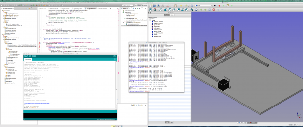 Programmieren auf dem LG 34ZM95 (Screenshot: Alexander Merz)