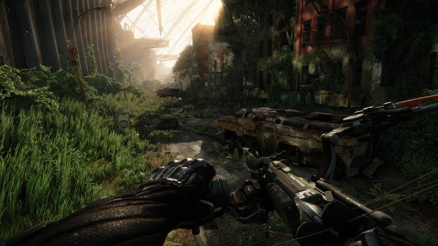 Crysis 3 auf einem 16:9-Monitor ... (Screenshot: Marc Sauter)