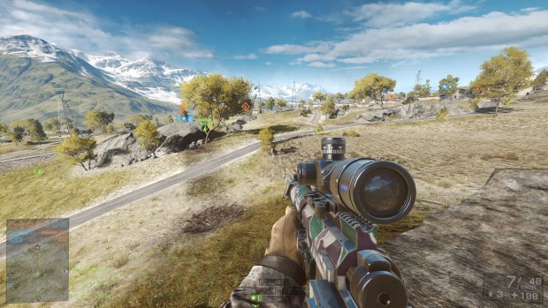 Battlefield auf einem 16:9-Monitor ... (Screenshot: Marc Sauter)