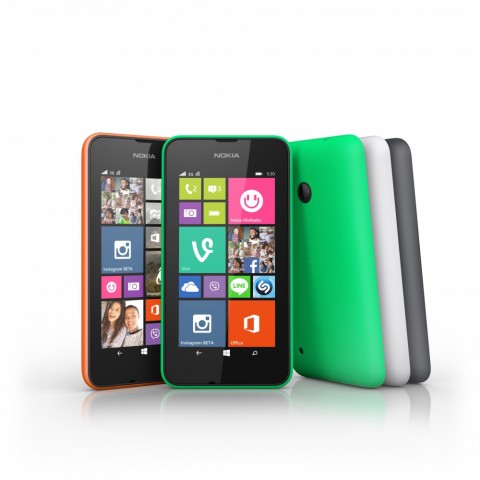 Das neue Lumia 530 von Microsoft (Bild: Microsoft)