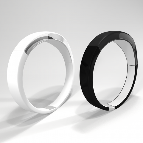 Die Uhr gibt es in einer Sportvariante aus Kunststoff und Kautschuk ...