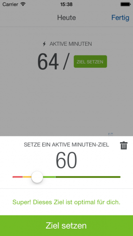 Die neue Begleit-App Runtastic Me wertet die Daten des Orbit aus. (Bild: Runtastic)