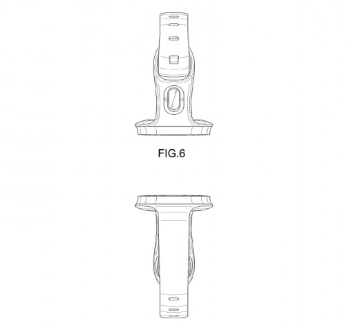 Samsung hat sich drei verschiedene Smartwatch-Designs patentieren lassen. (Bild: USPTO/Samsung)